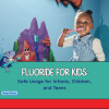 Fluoride for kids guide from Tooth Patrol Pediatric Dentistry featuring a child brushing her teeth
